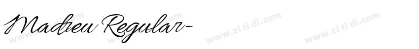 Madreu Regular字体转换 Madreu Regular字体转换